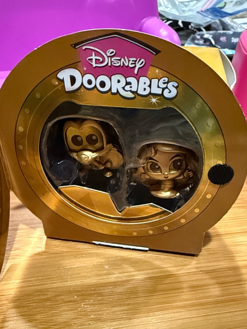 Disney Doorables Gold Two-Figure Mushu and Mulan Collectible Pack